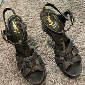 YSL slip on platform hill